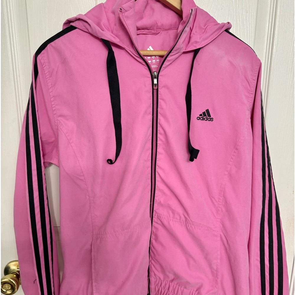 Pink Adidas Windbreaker in Great Condition